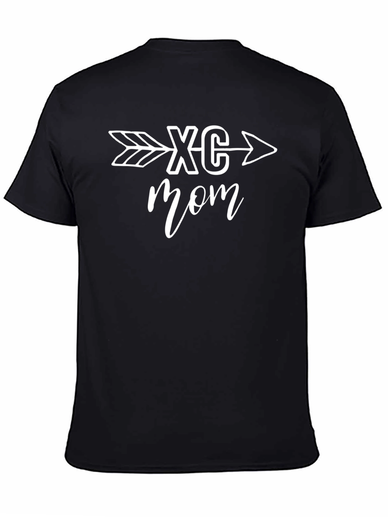 XC Mom T-Shirt - Cross Country Arrow Design