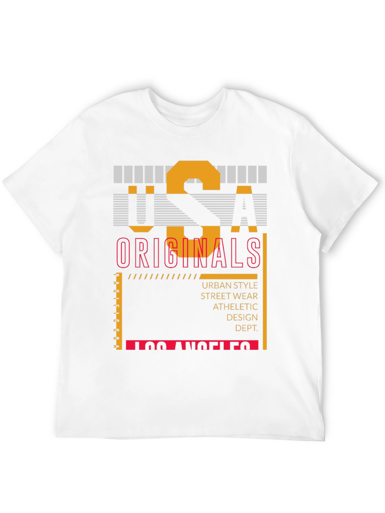 USA Originals Graphic Print Black T-Shirt
