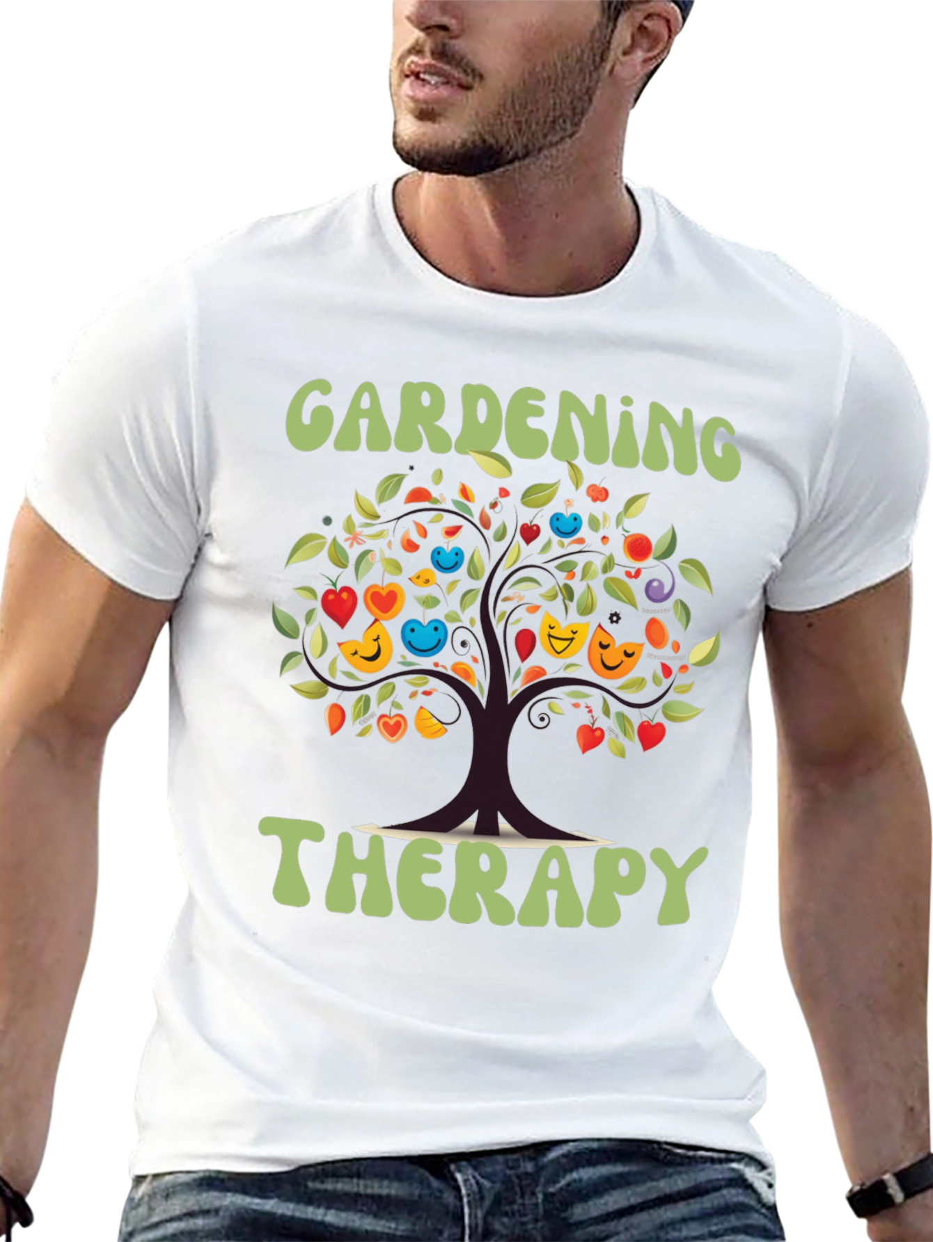 Gardening Therapy Graphic T-Shirt