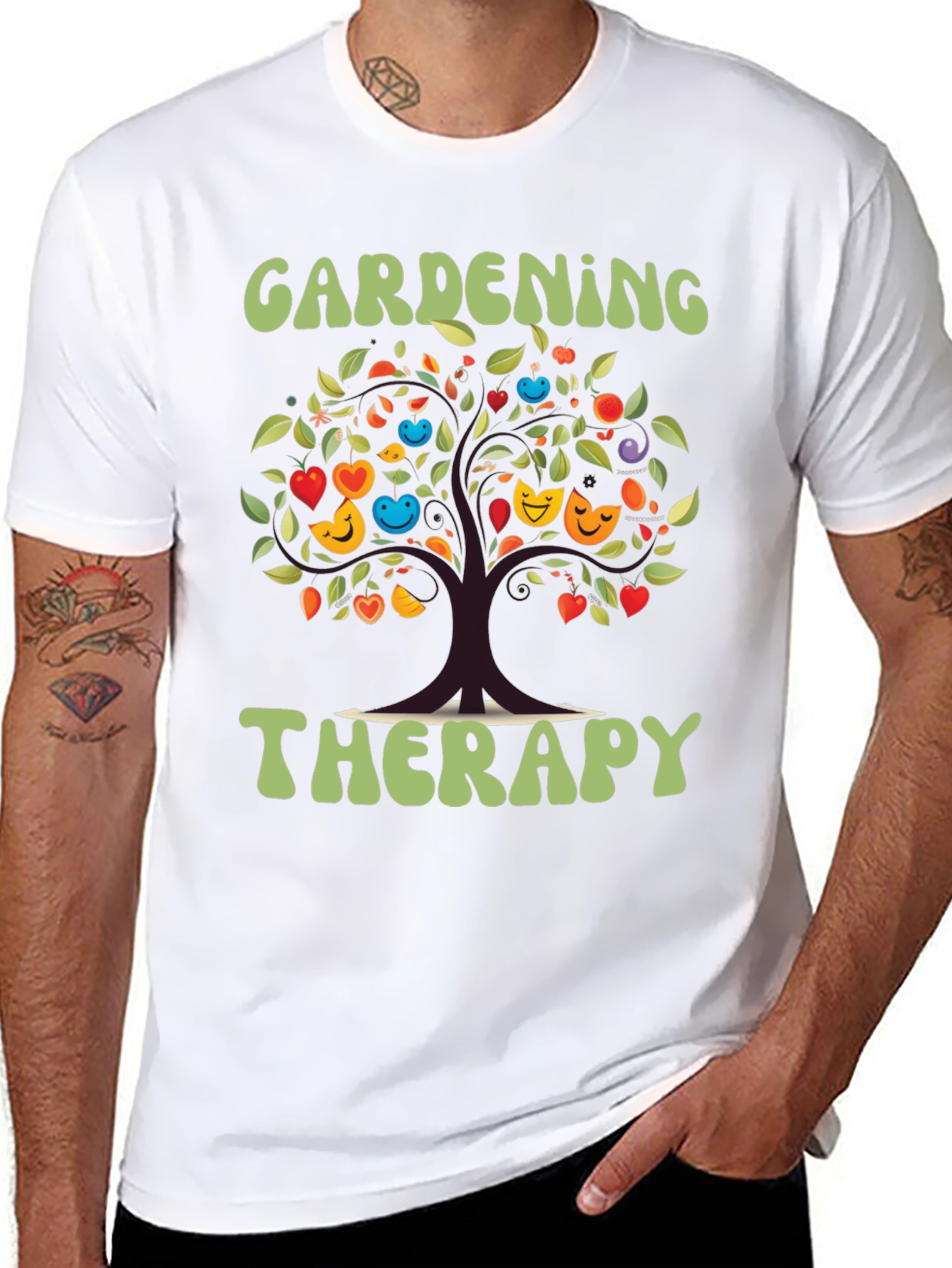 Gardening Therapy Graphic T-Shirt