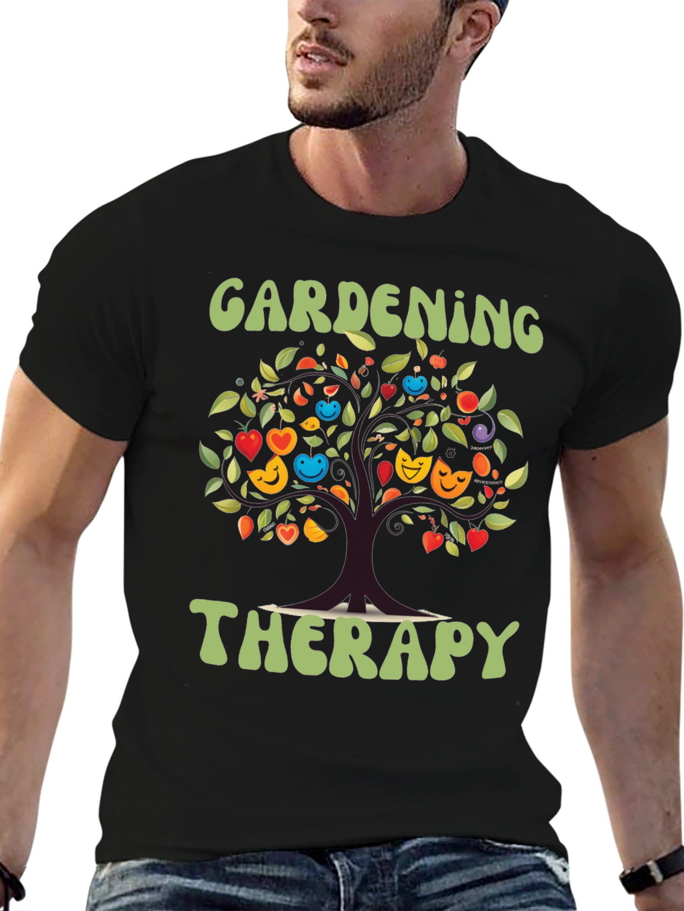 Gardening Therapy Graphic T-Shirt