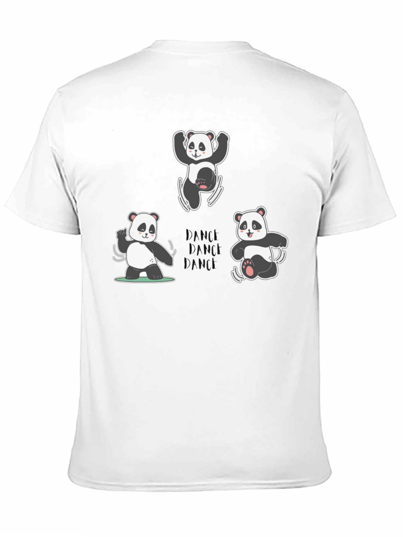 Dancing Panda Black T-Shirt