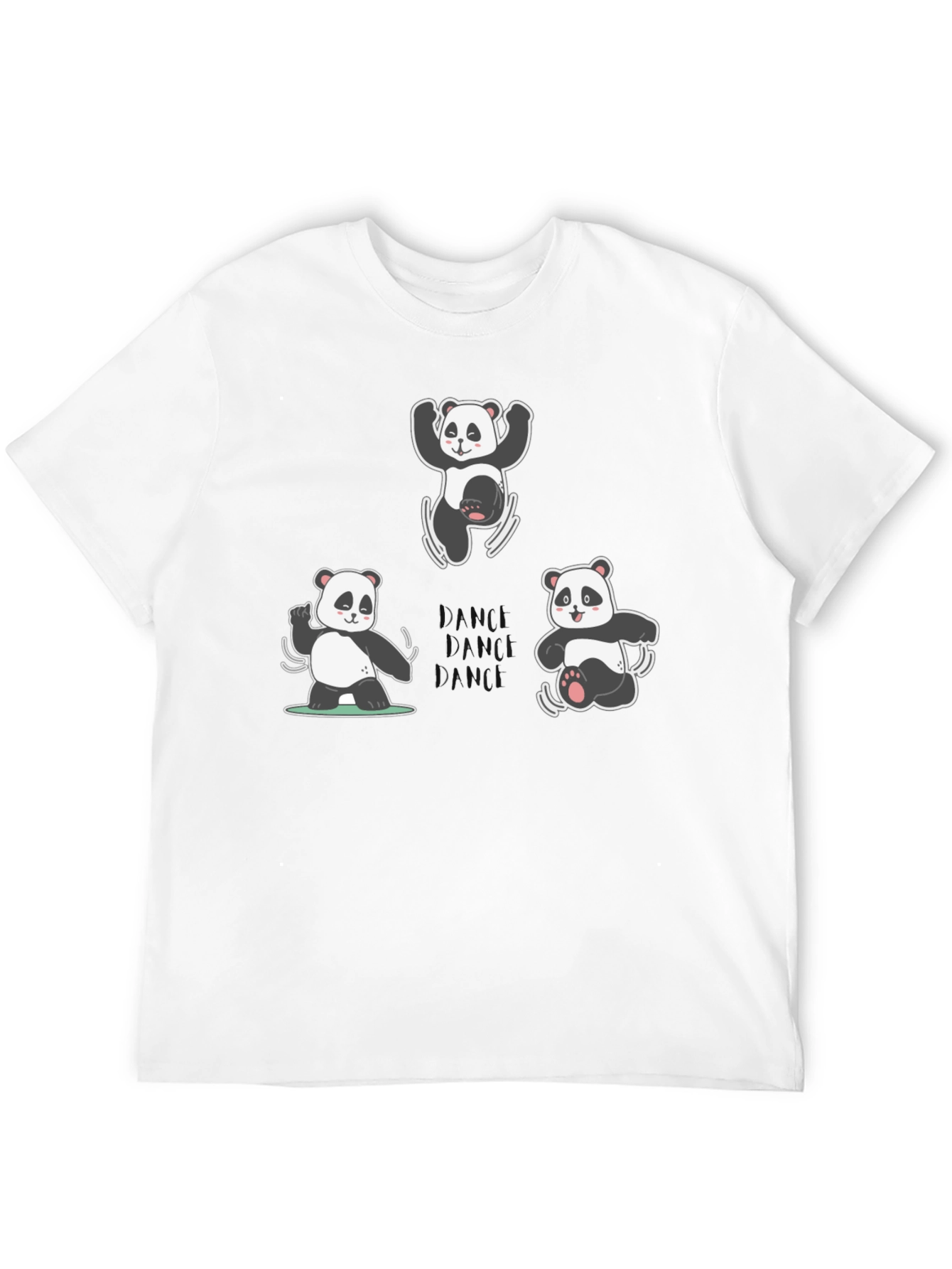 Dancing Panda Black T-Shirt