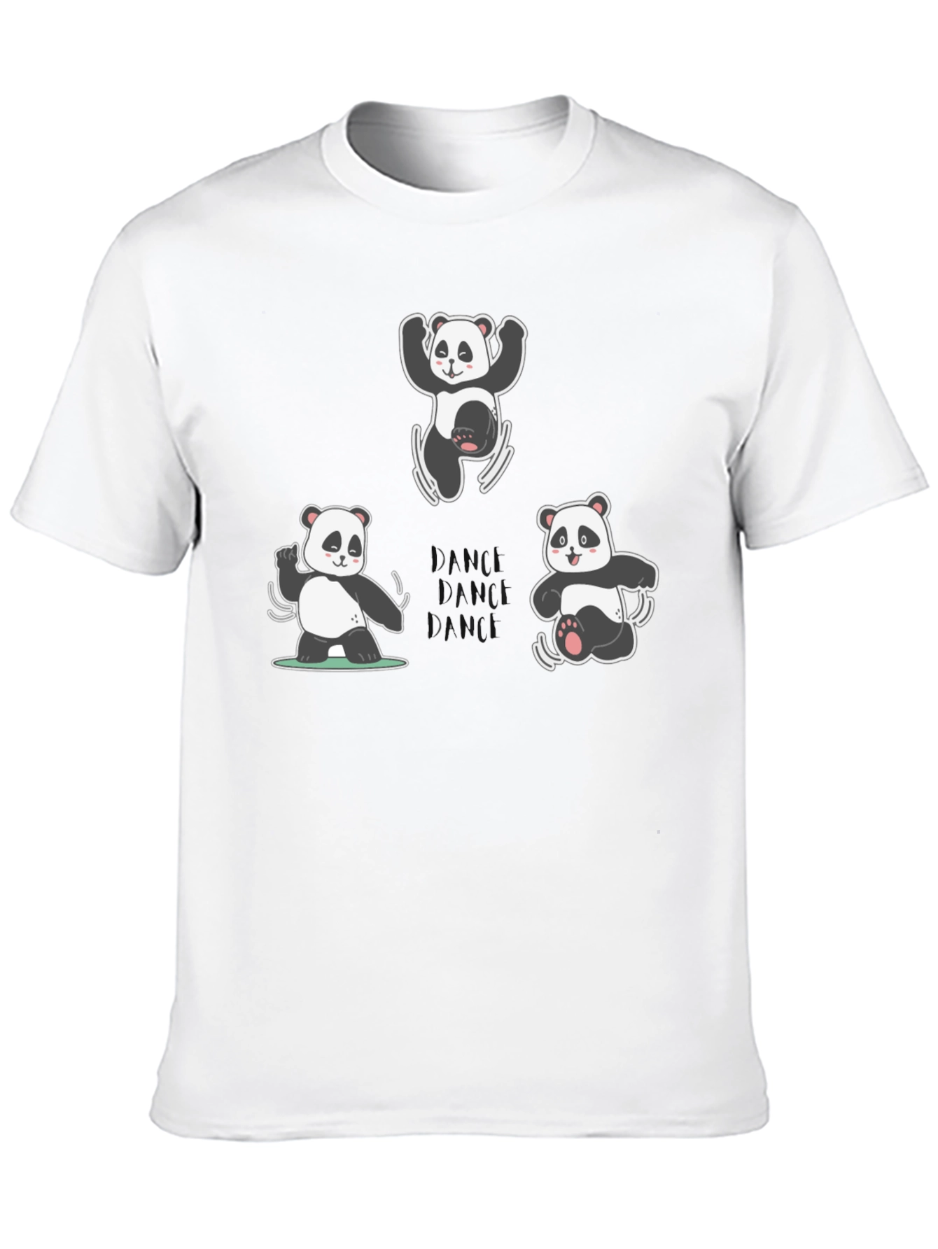 Dancing Panda Black T-Shirt