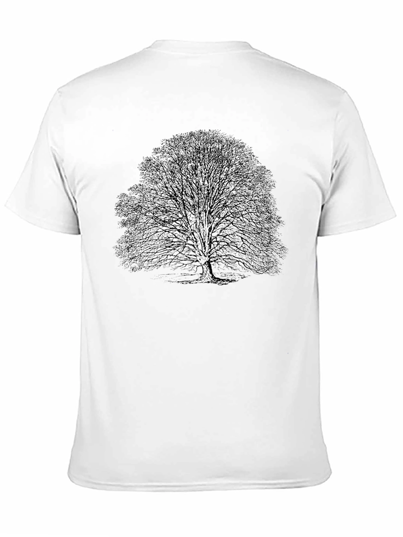 Black Tree Graphic T-Shirt - Nature Inspired Tee