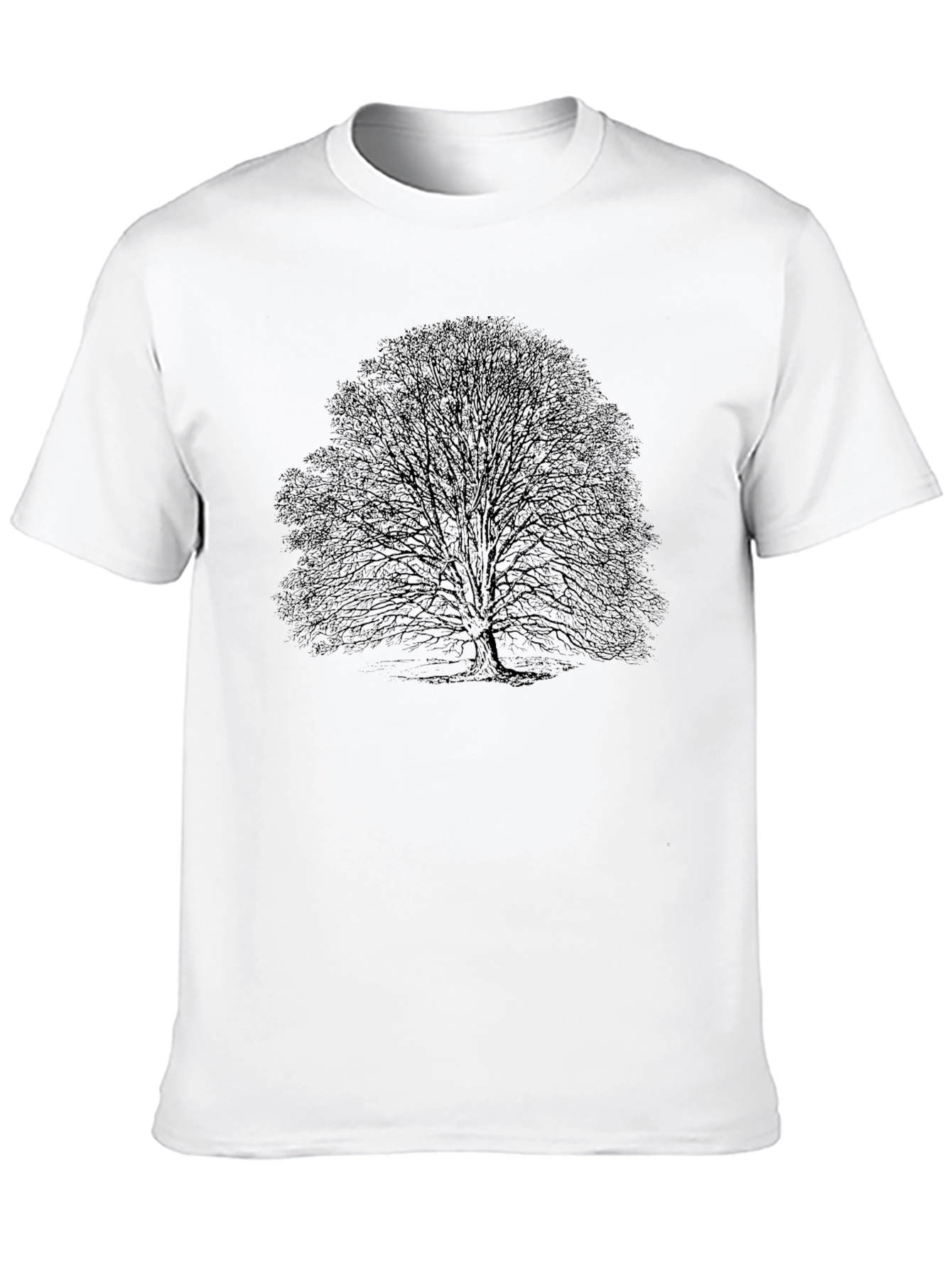 Black Tree Graphic T-Shirt - Nature Inspired Tee
