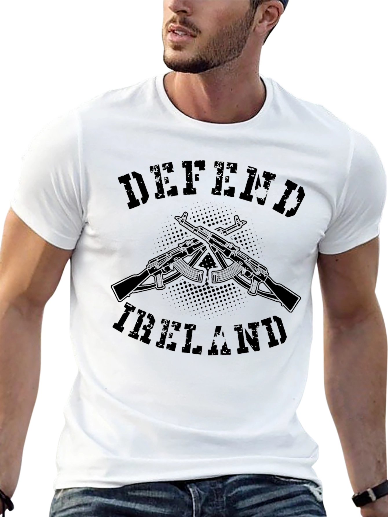 Defend Ireland AK-47 Graphic T-Shirt