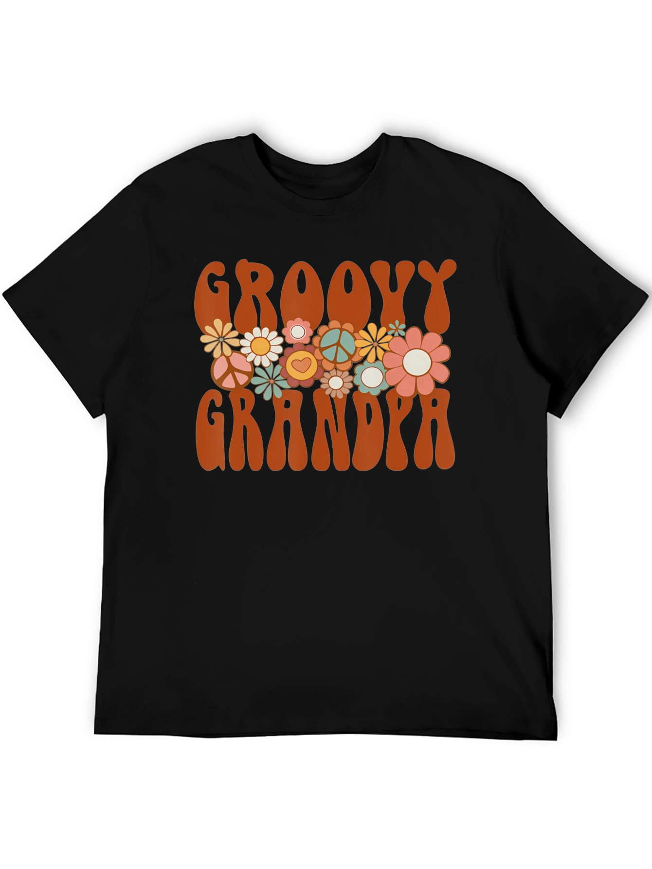 Groovy Grandma T-Shirt - Retro Flower Power Tee