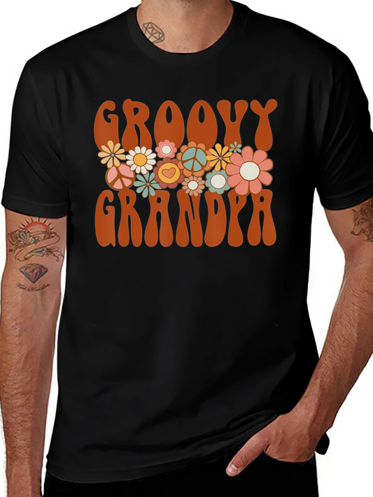 Groovy Grandma T-Shirt - Retro Flower Power Tee