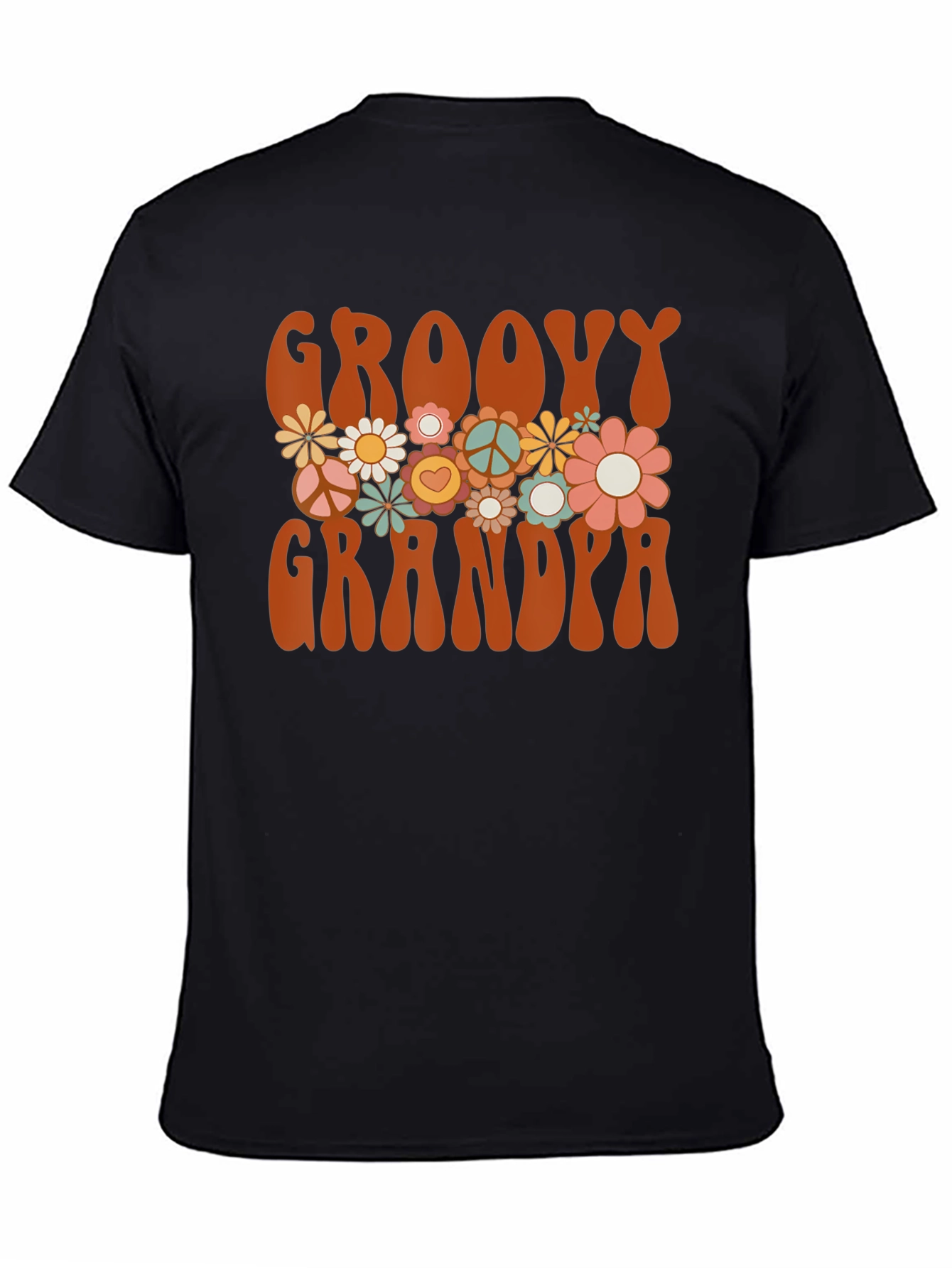 Groovy Grandma T-Shirt - Retro Flower Power Tee