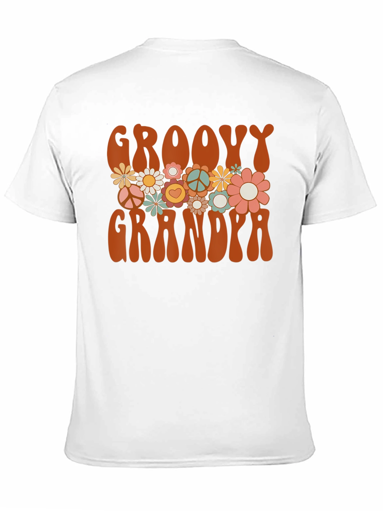 Groovy Grandma T-Shirt - Retro Flower Power Tee