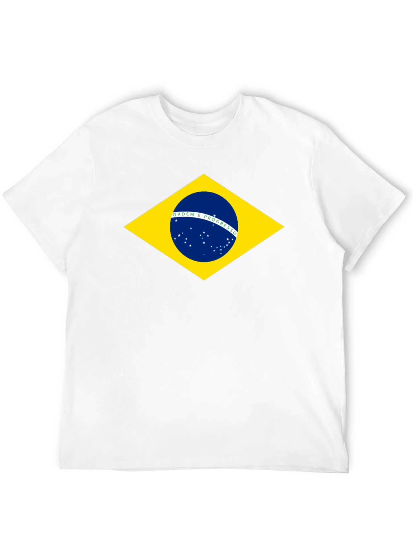 Brazil Flag Graphic Black T-Shirt