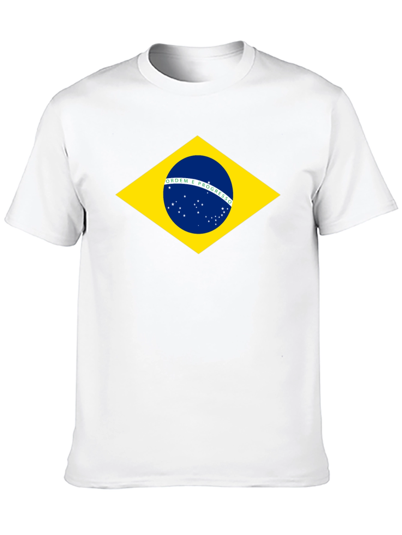 Brazil Flag Graphic Black T-Shirt