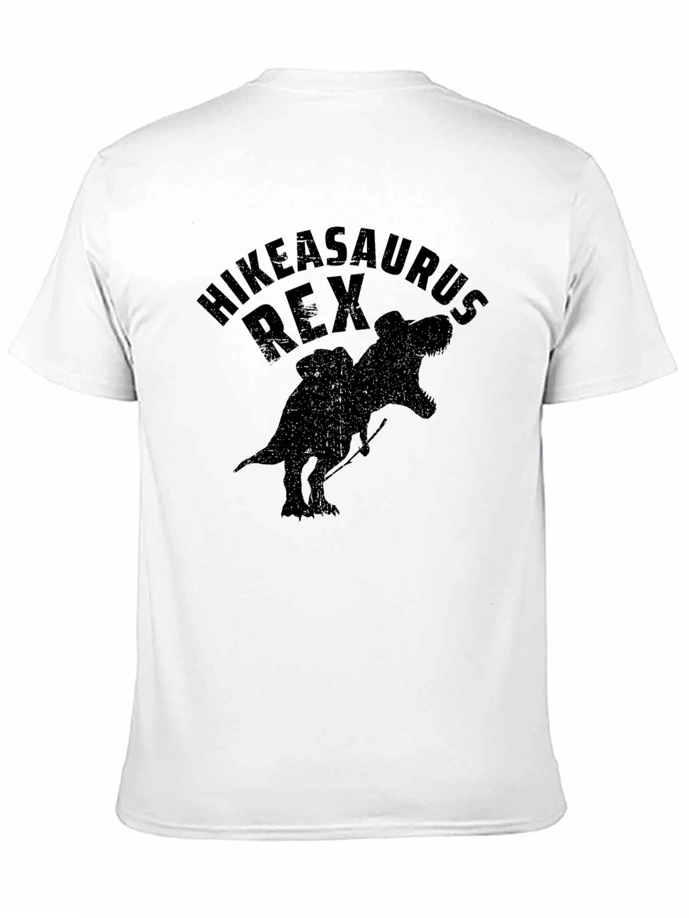 Hikeasaurus Rex Black Graphic Tee