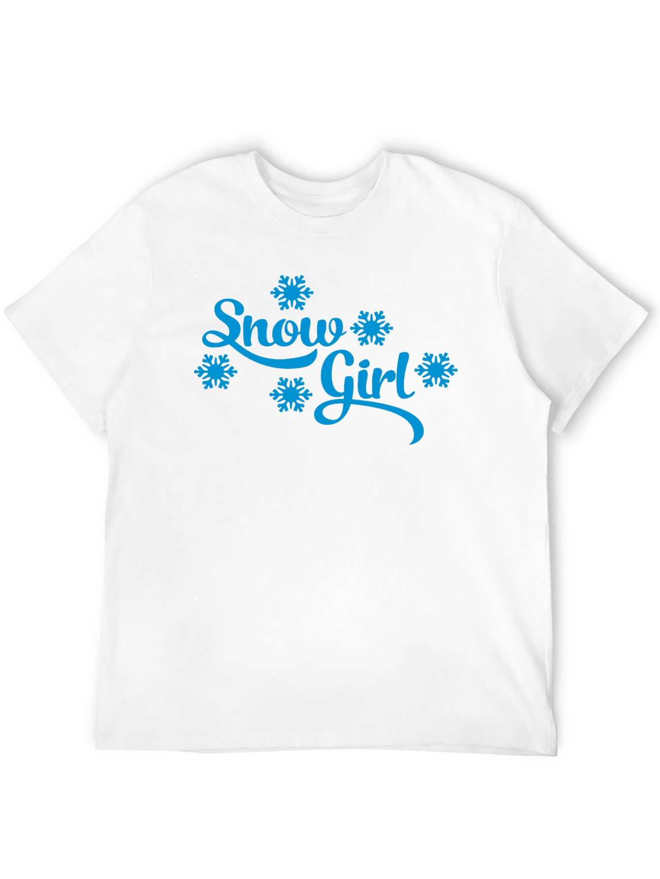 Snow Girl Snowflake Graphic T-Shirt