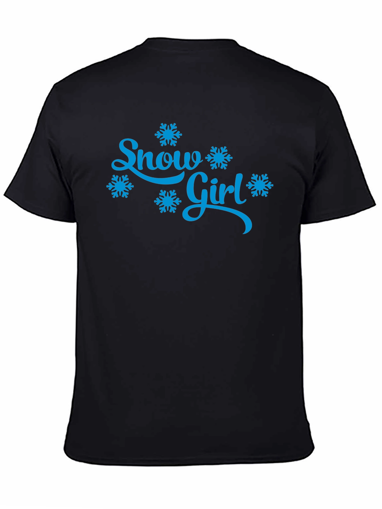 Snow Girl Snowflake Graphic T-Shirt