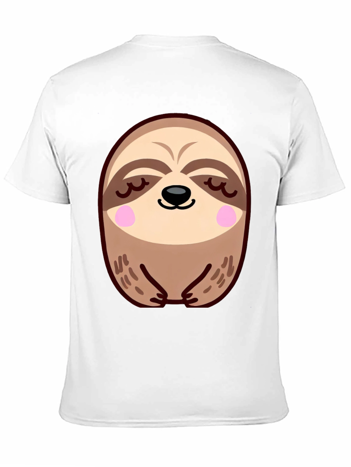 Cute Sloth Graphic Tee - Relaxed Comfort