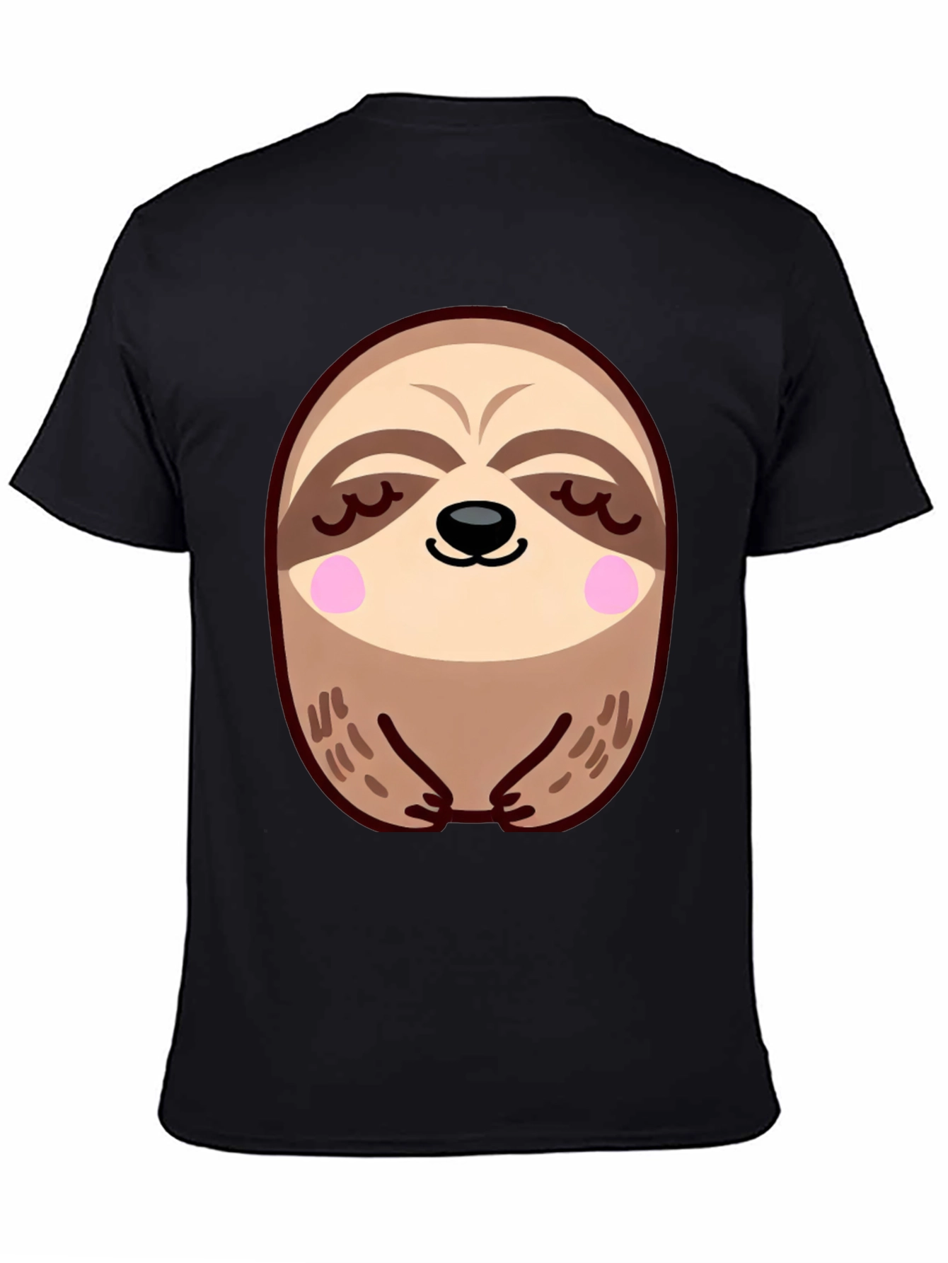 Cute Sloth Graphic Tee - Relaxed Comfort