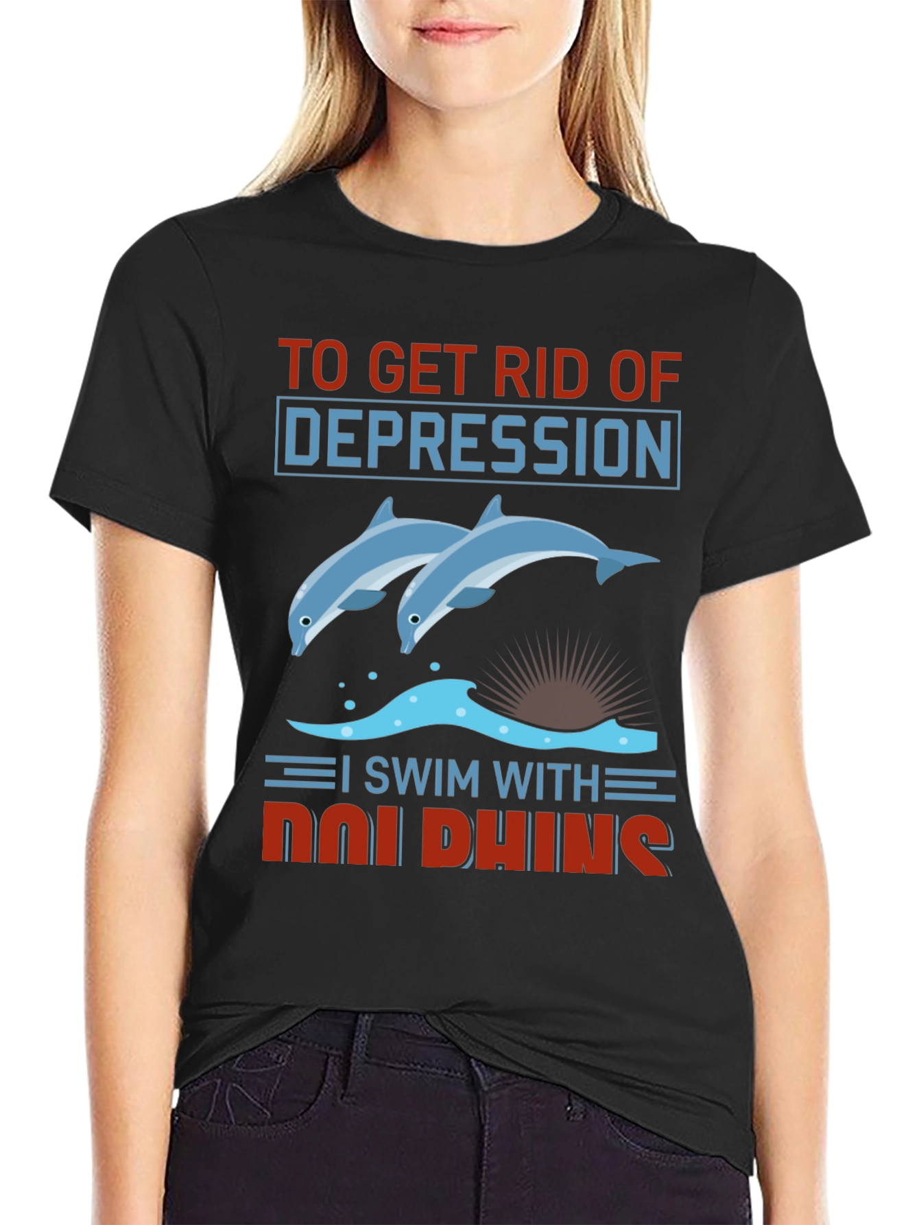 Dolphin Depression Relief T-Shirt