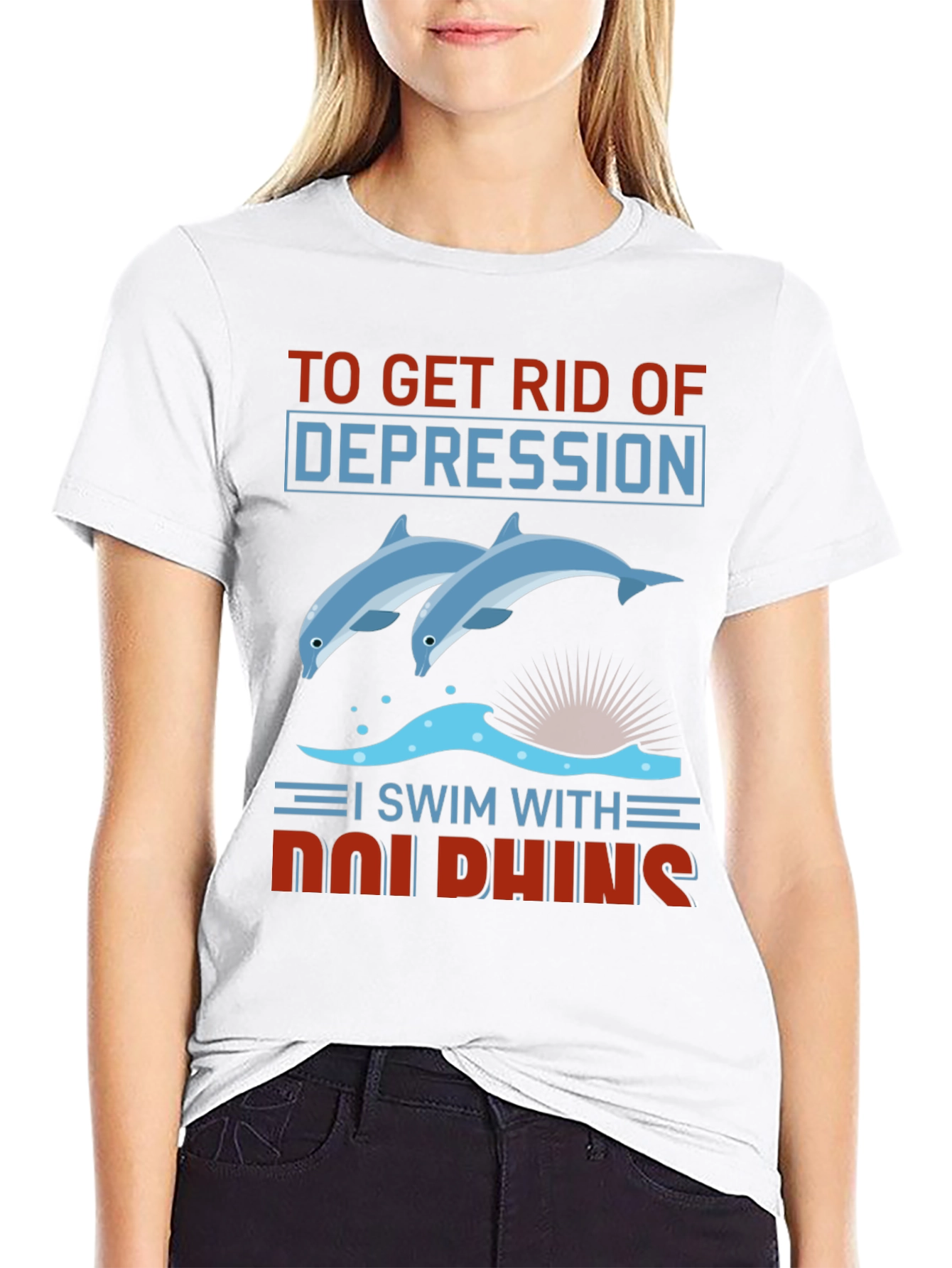 Dolphin Depression Relief T-Shirt