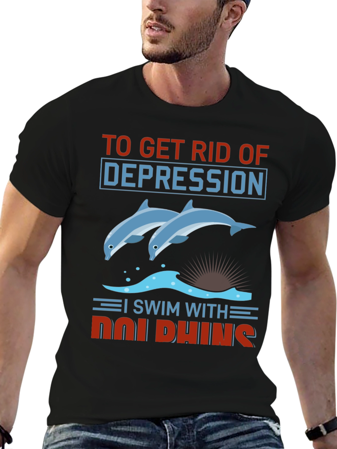 Dolphin Depression Relief T-Shirt