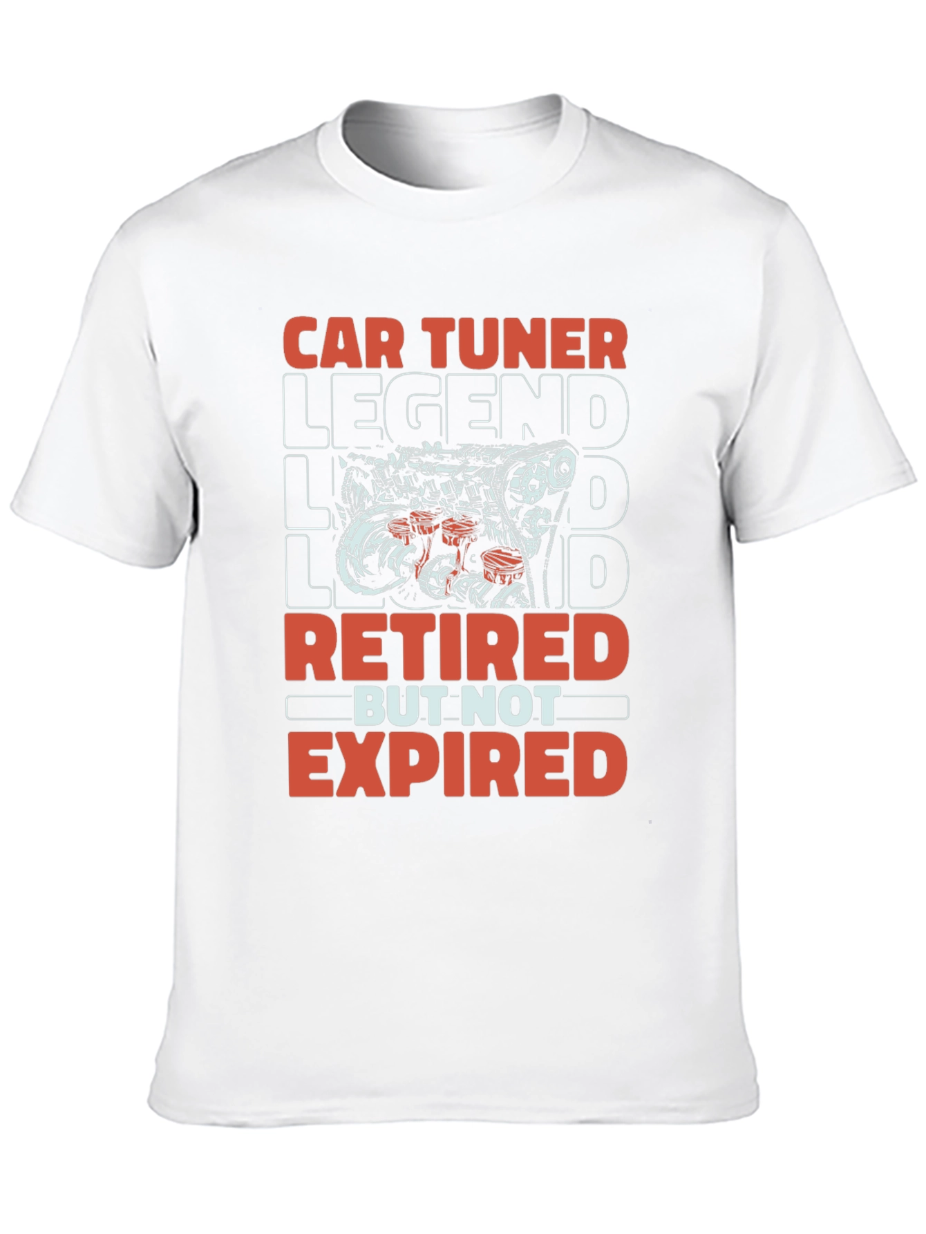 Car Tuner Legend Retired Graphic T-Shirt