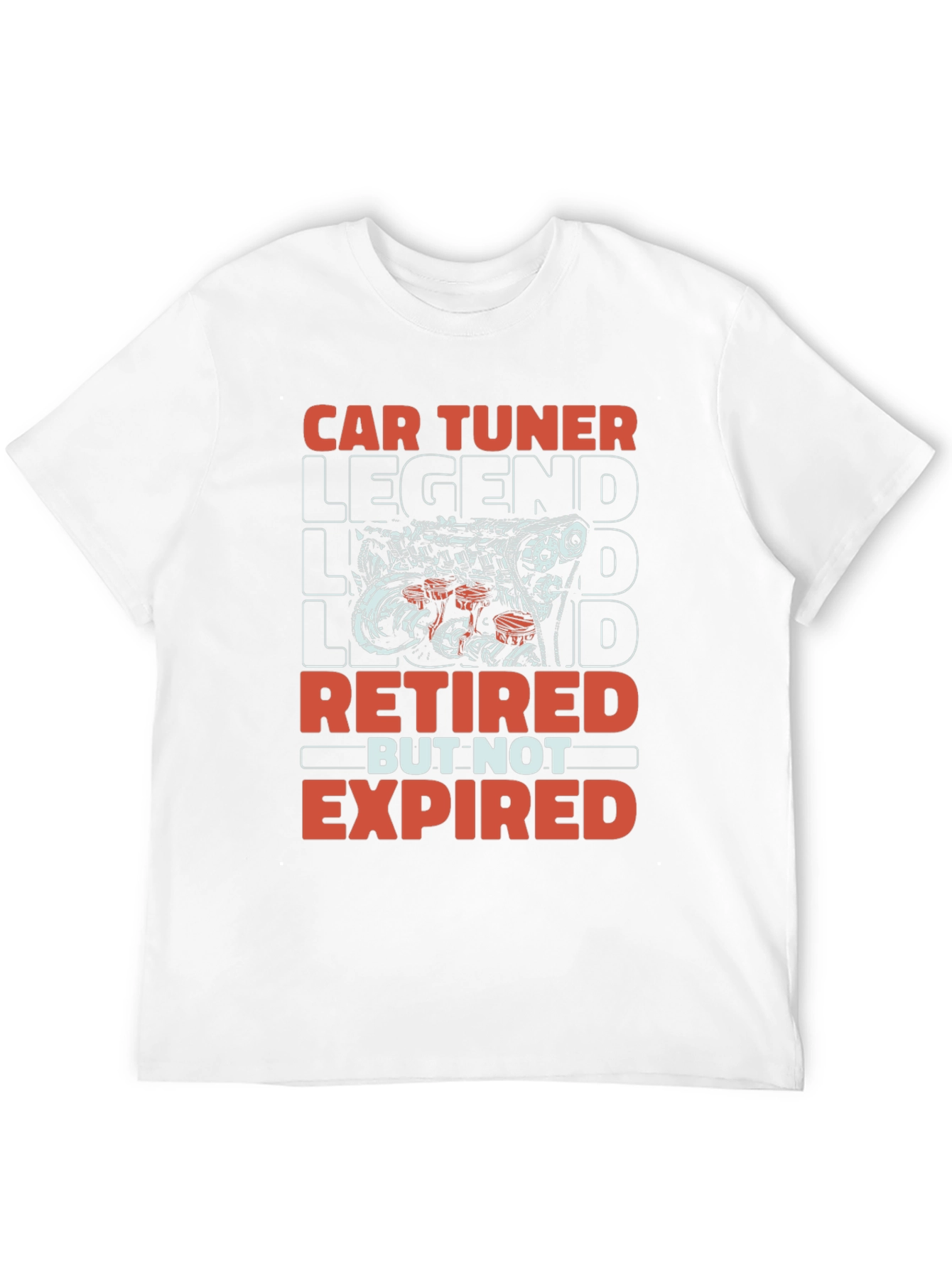 Car Tuner Legend Retired Graphic T-Shirt