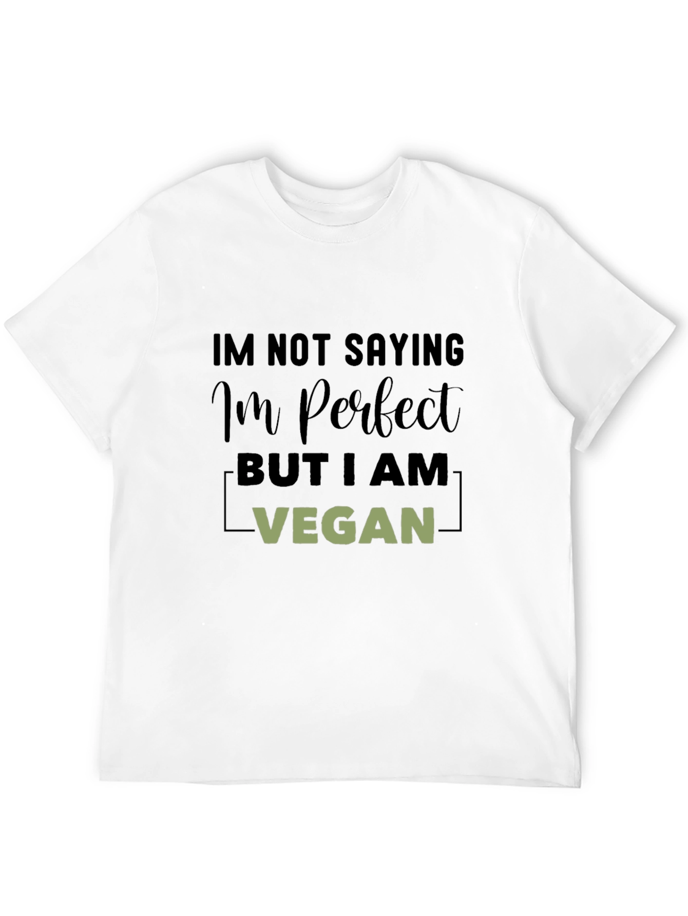 Vegan Perfection Black T-Shirt