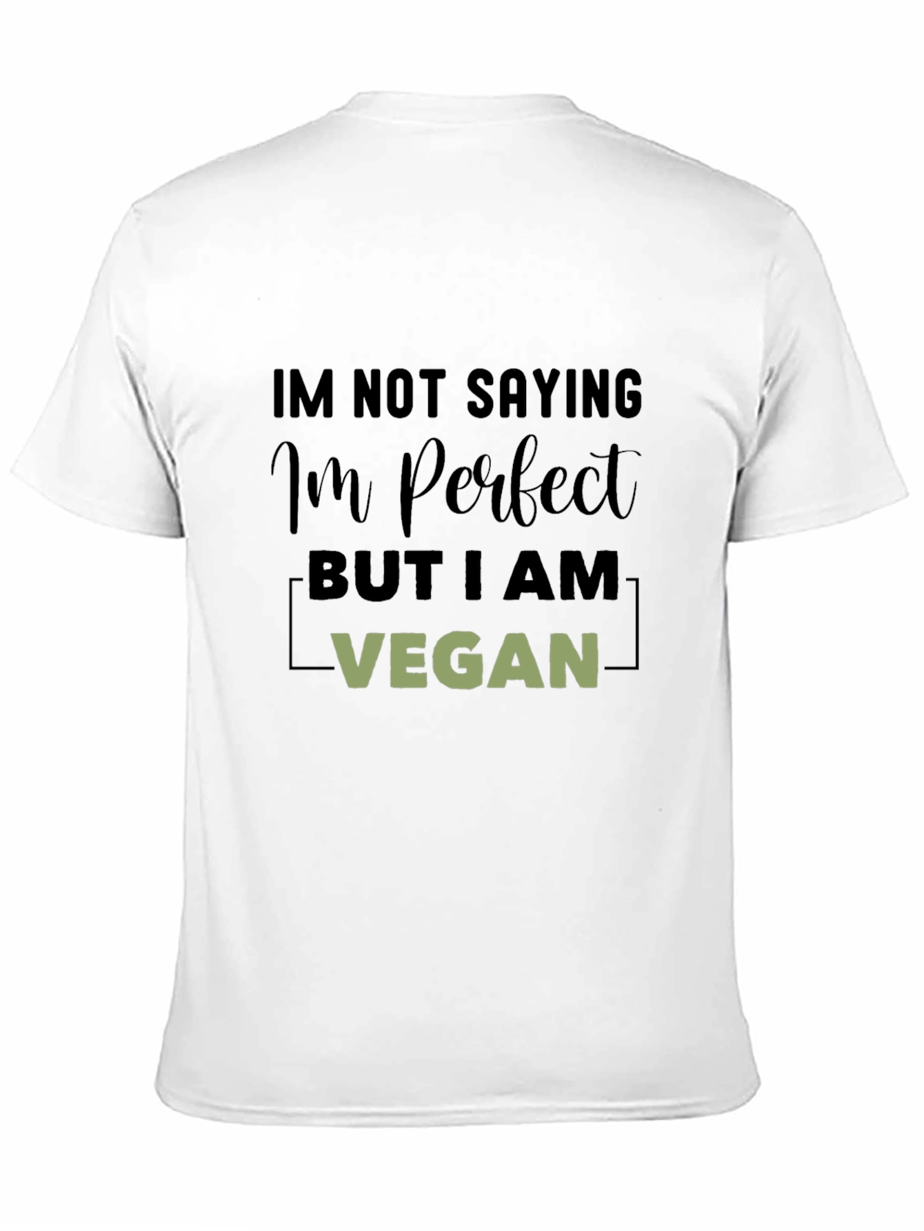 Vegan Perfection Black T-Shirt