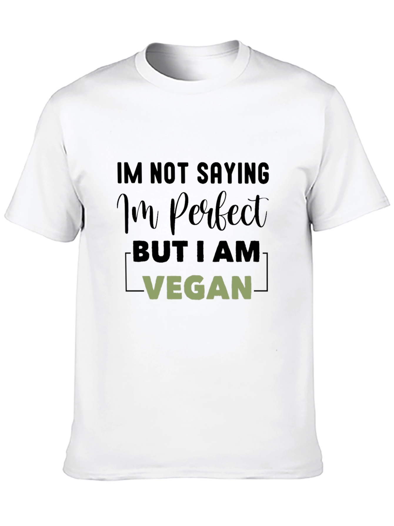 Vegan Perfection Black T-Shirt