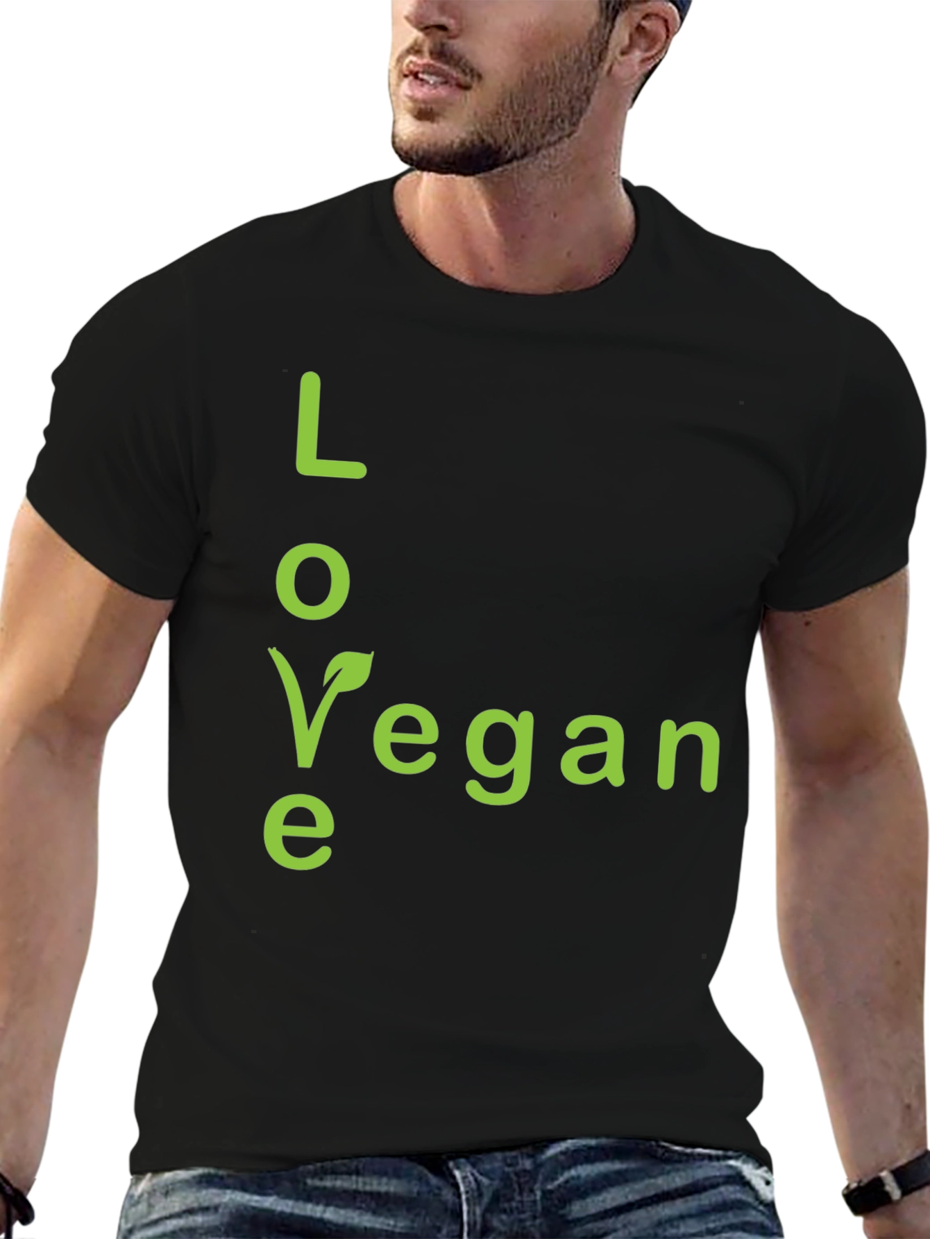 Love Vegan T-Shirt - Stylish Vegetarian Apparel