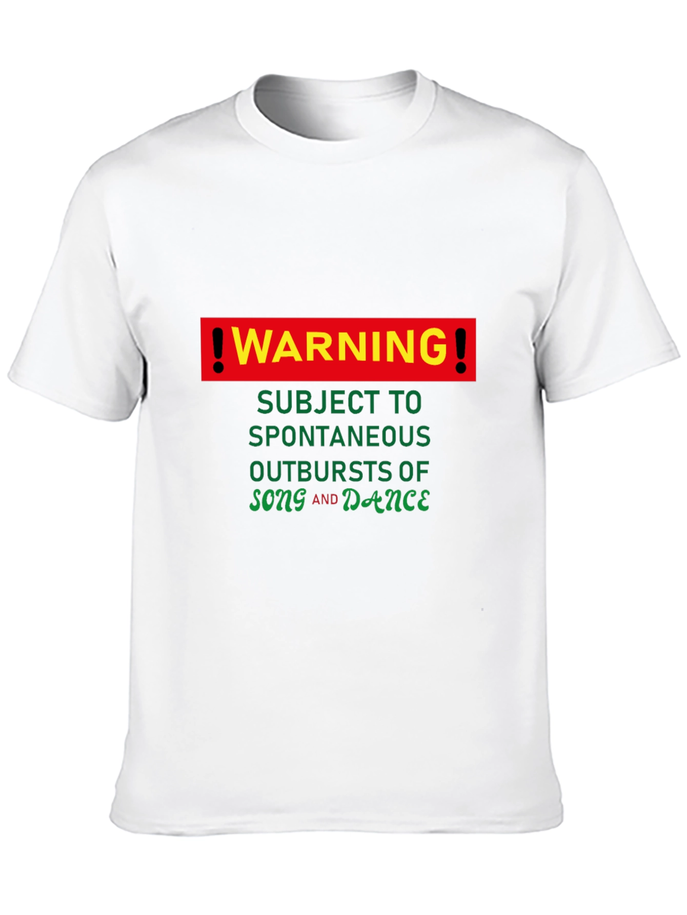 Warning Spontaneous Outbursts T-Shirt
