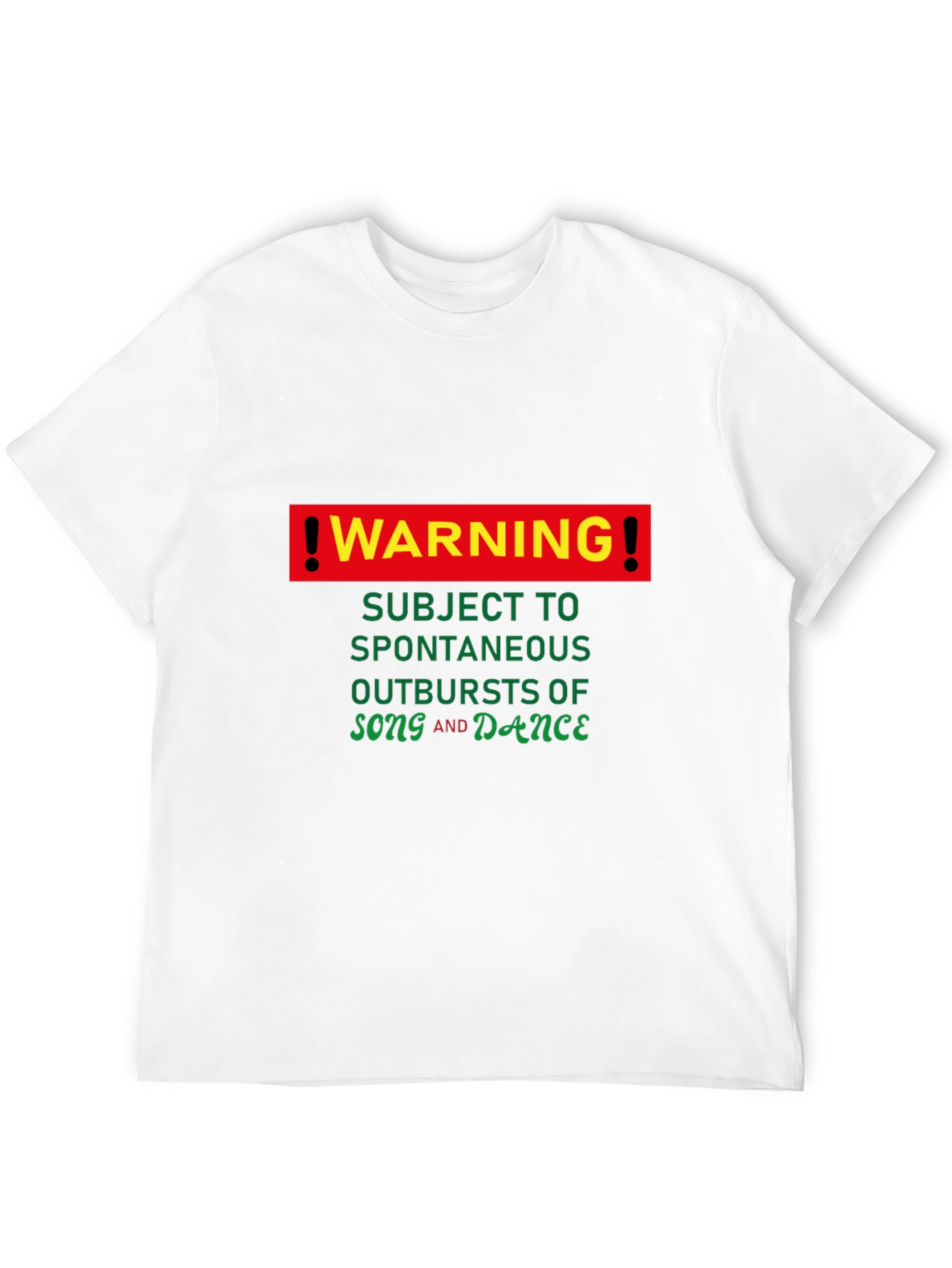 Warning Spontaneous Outbursts T-Shirt
