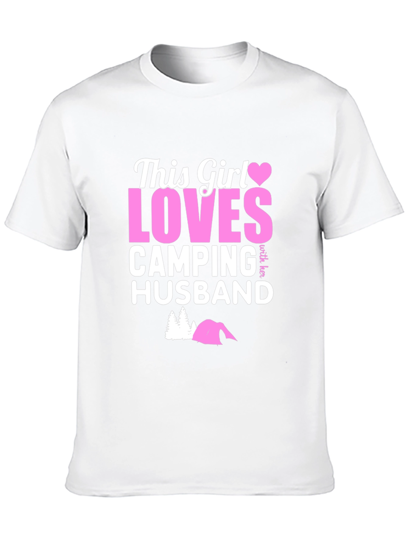 This Girl Loves Camping Husband T-Shirt