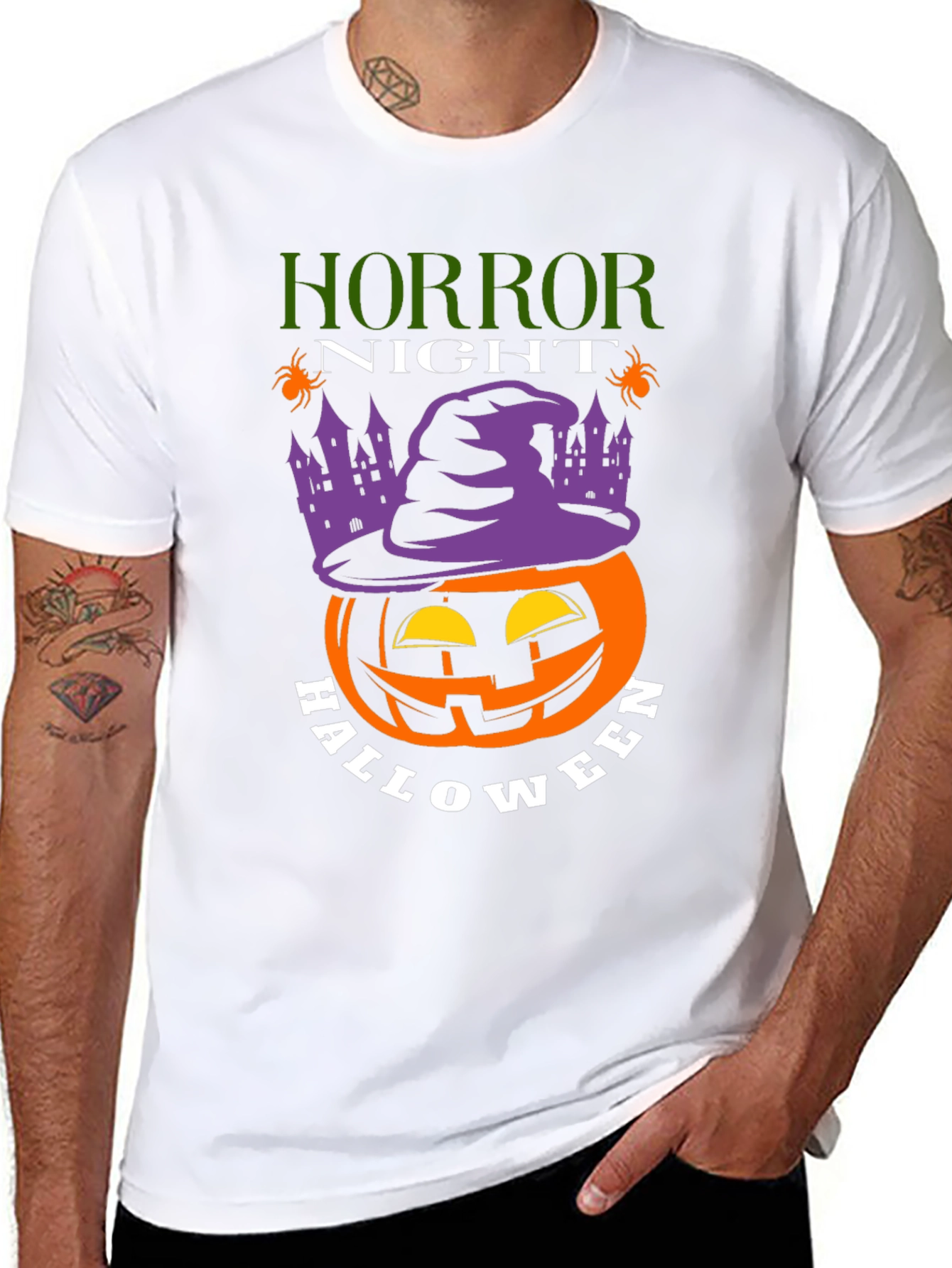 Horror Night Halloween Pumpkin T-Shirt