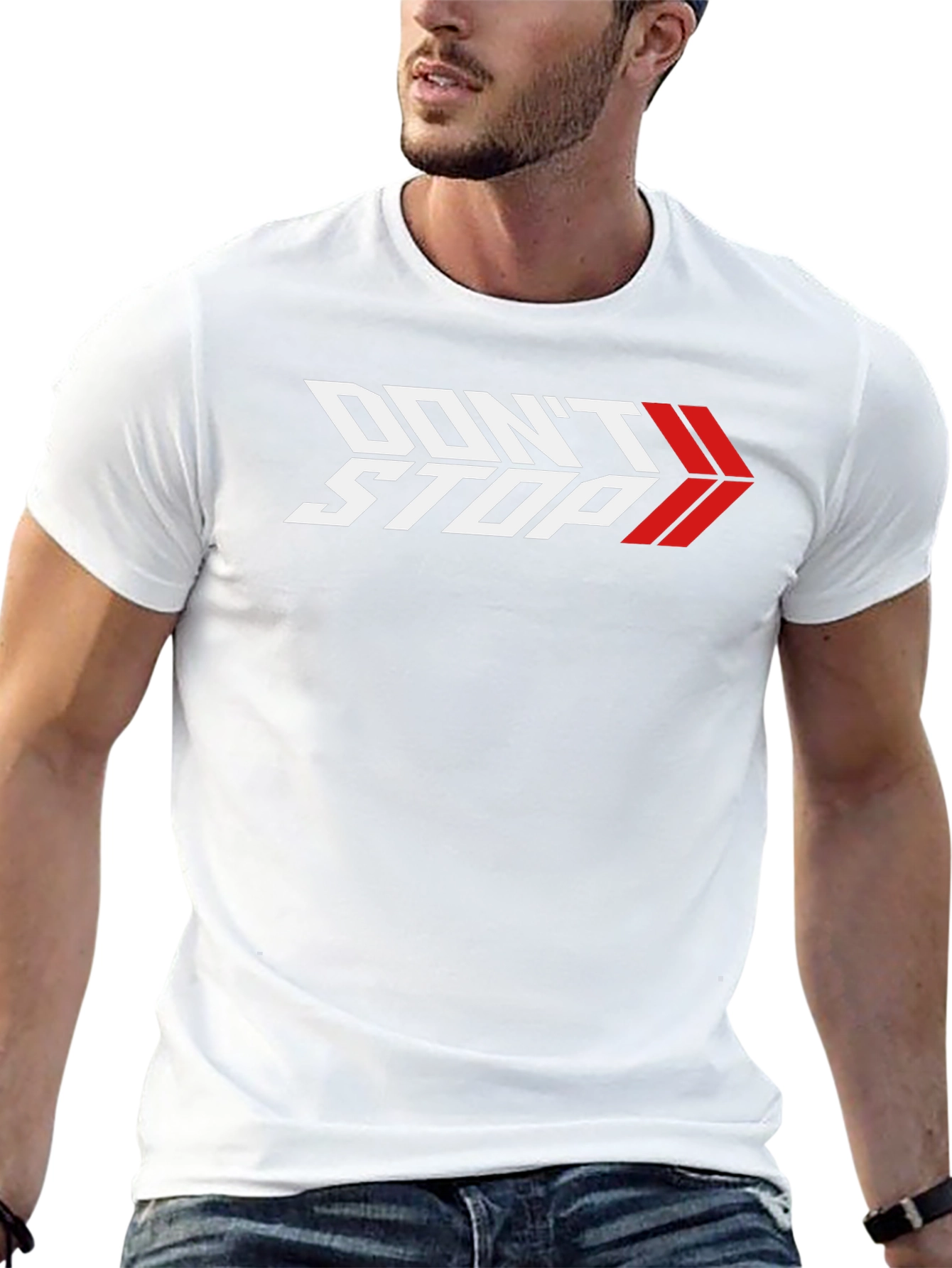 Dont Stop Graphic T-Shirt - Black