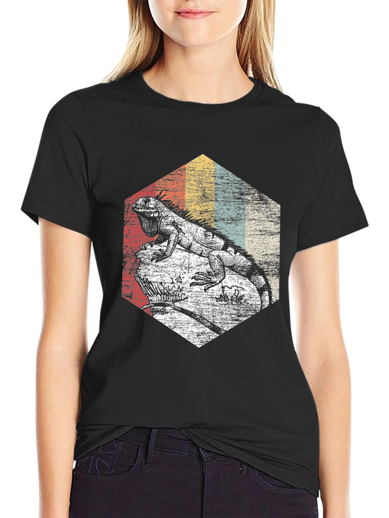 Retro Iguana Graphic Tee