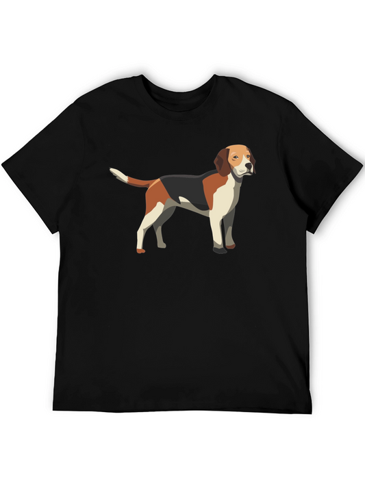 Dog Graphic Tee - Classic Black