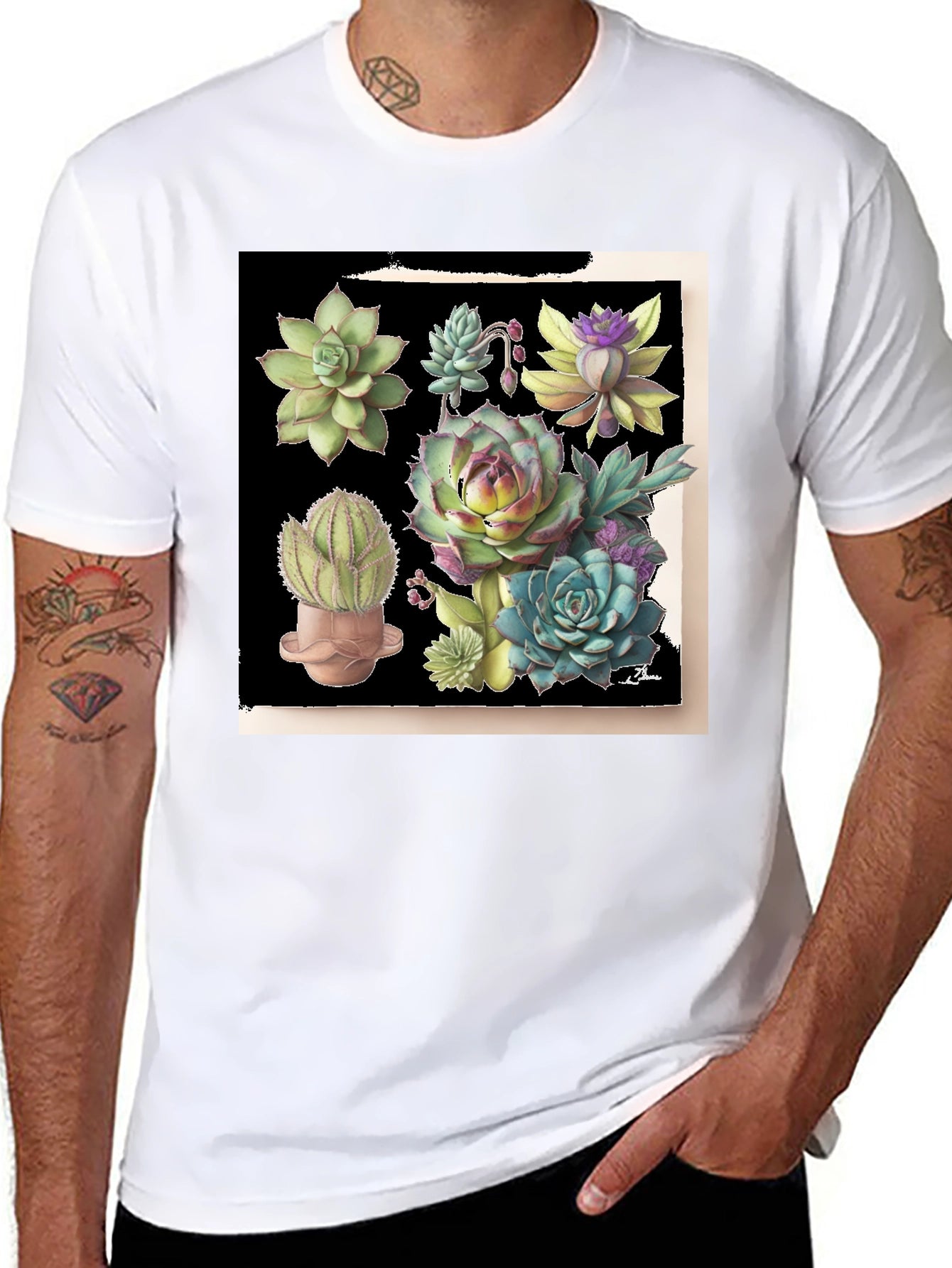 Succulent Garden Graphic Tee