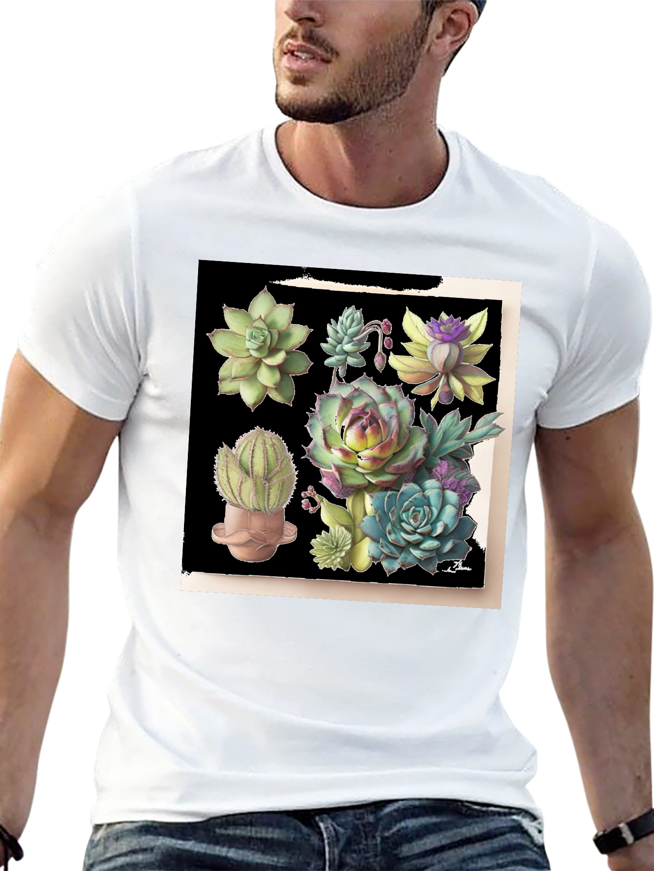 Succulent Garden Graphic Tee