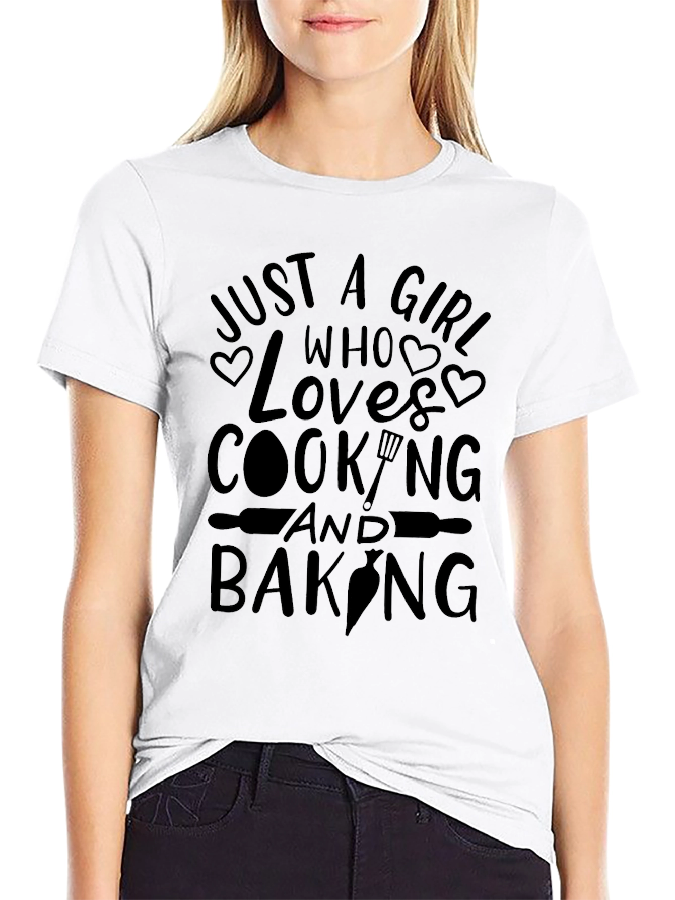 Just A Girl Who Loves Cooking And Baking T-Shirt