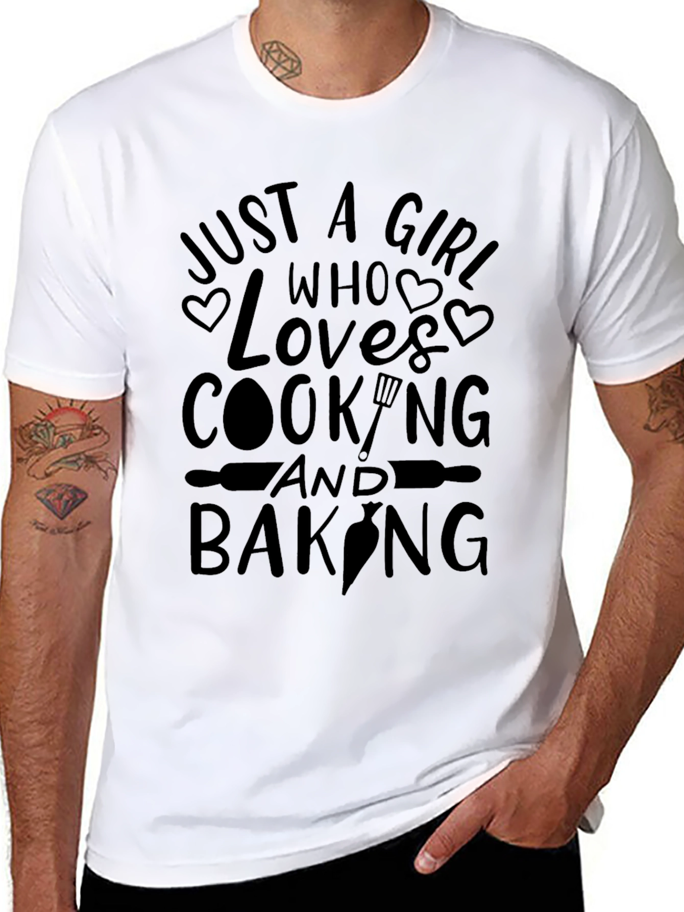 Just A Girl Who Loves Cooking And Baking T-Shirt