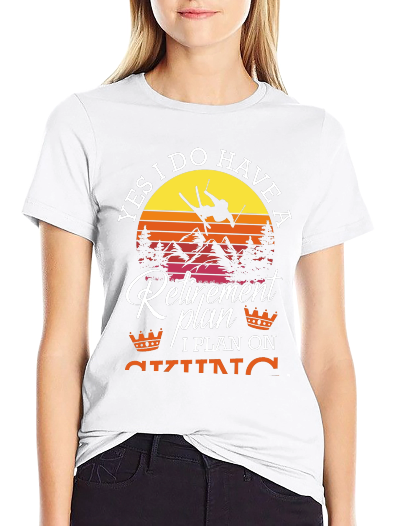 Retirement Plan Skiing T-Shirt