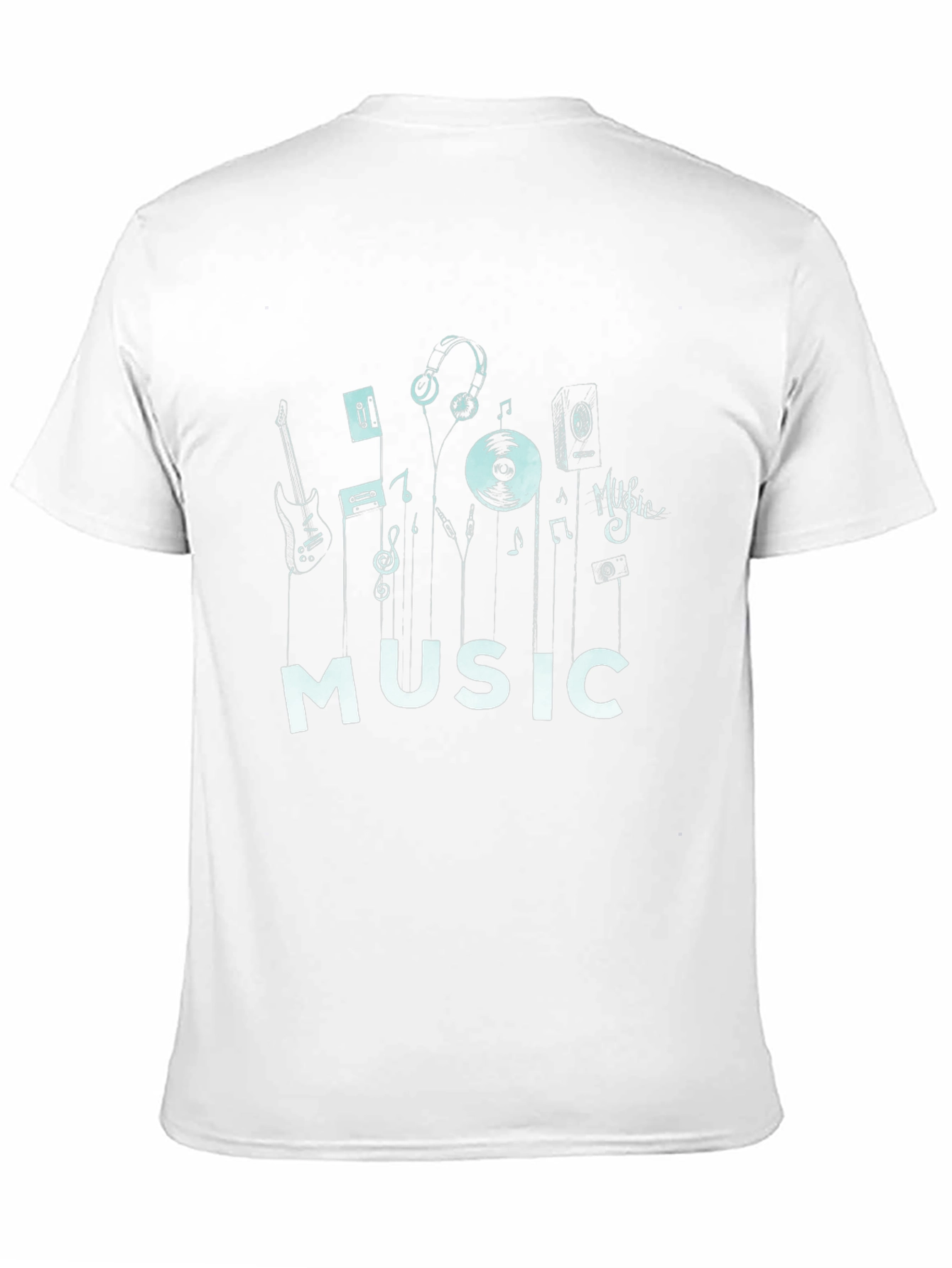 Music Lovers Graphic Tee - Black