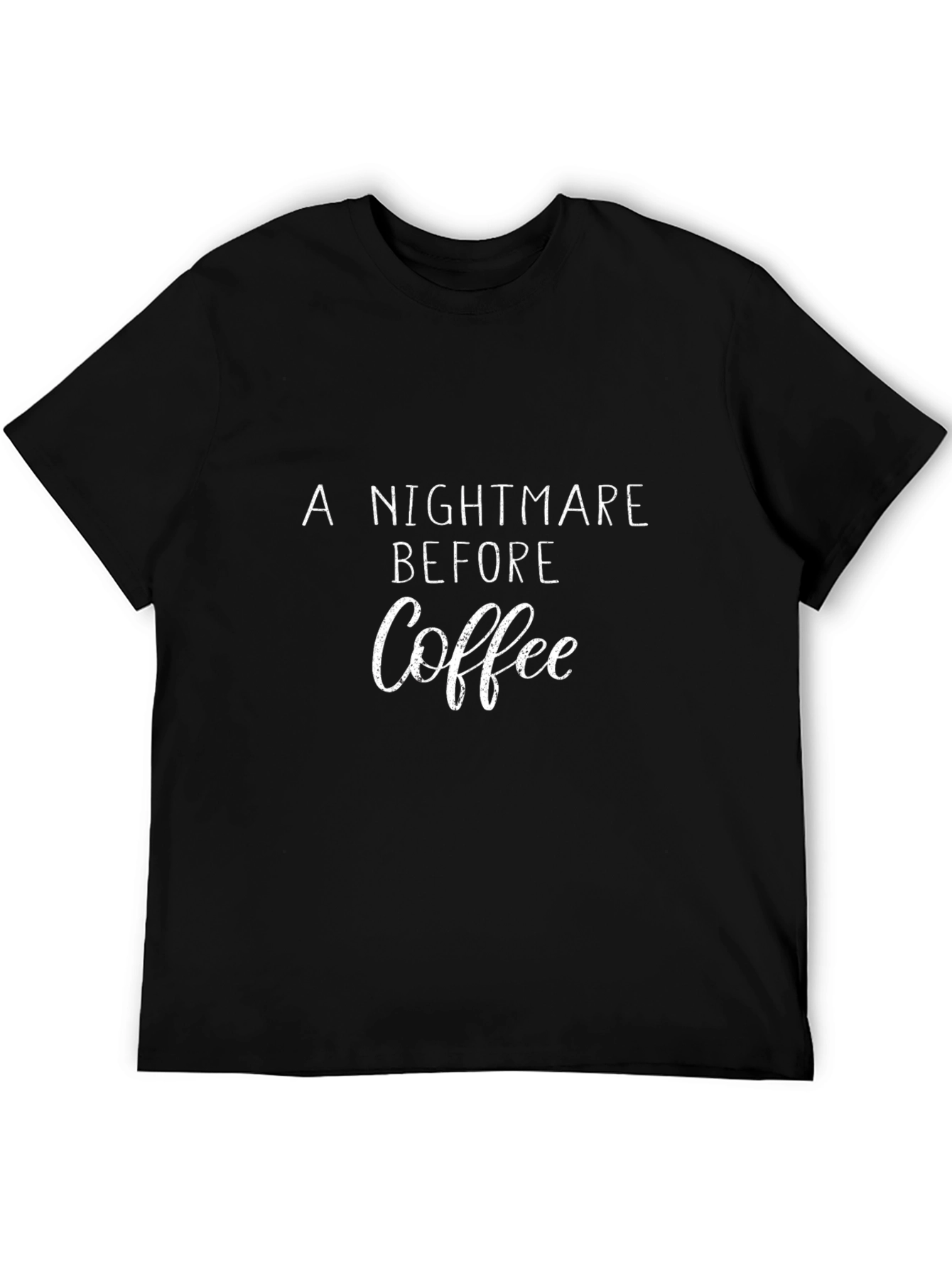 Nightmare Before Coffee Black Graphic Tee