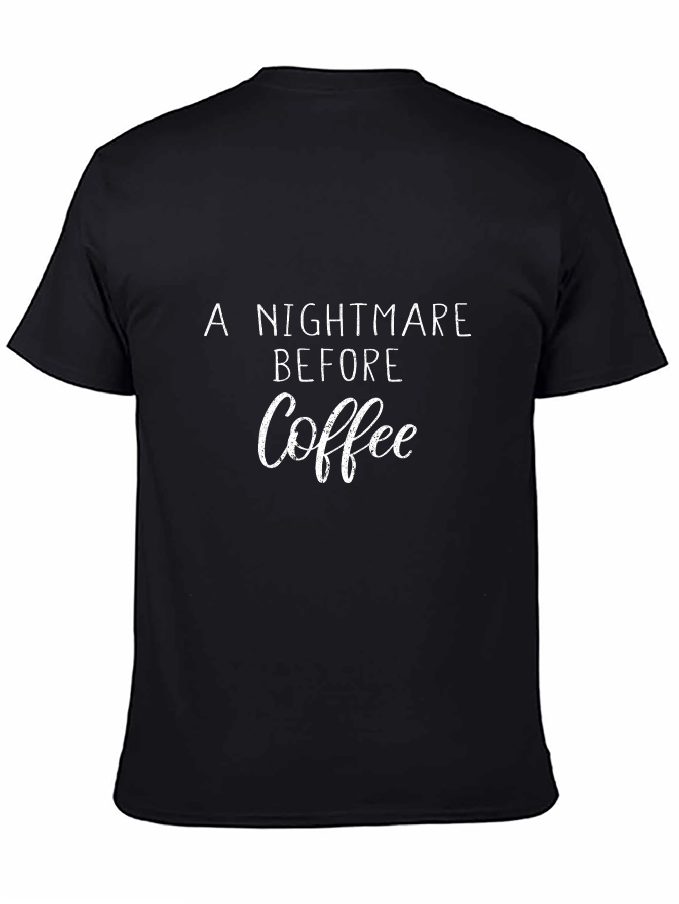Nightmare Before Coffee Black Graphic Tee
