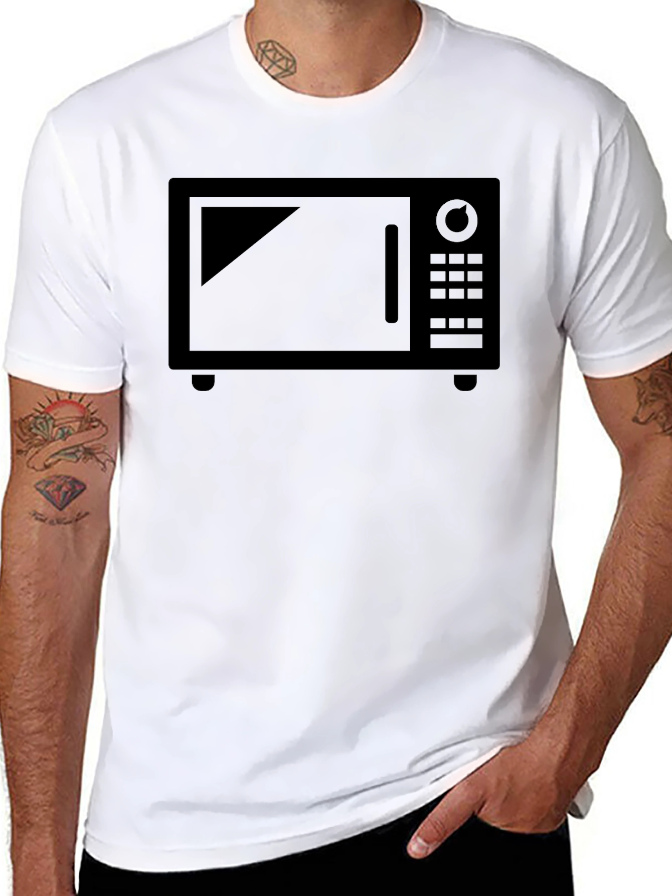 Microwave Graphic Tee - Funny Geeky Shirt