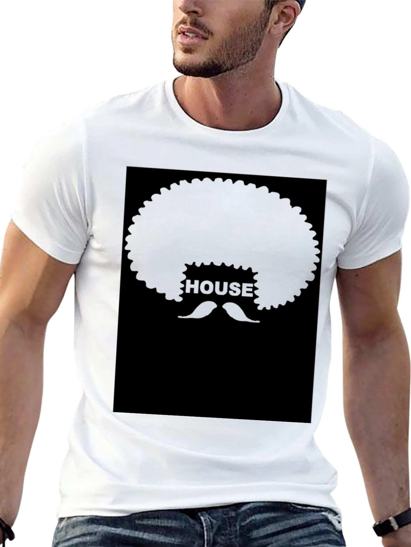 House Afro T-Shirt: Groovy Style!