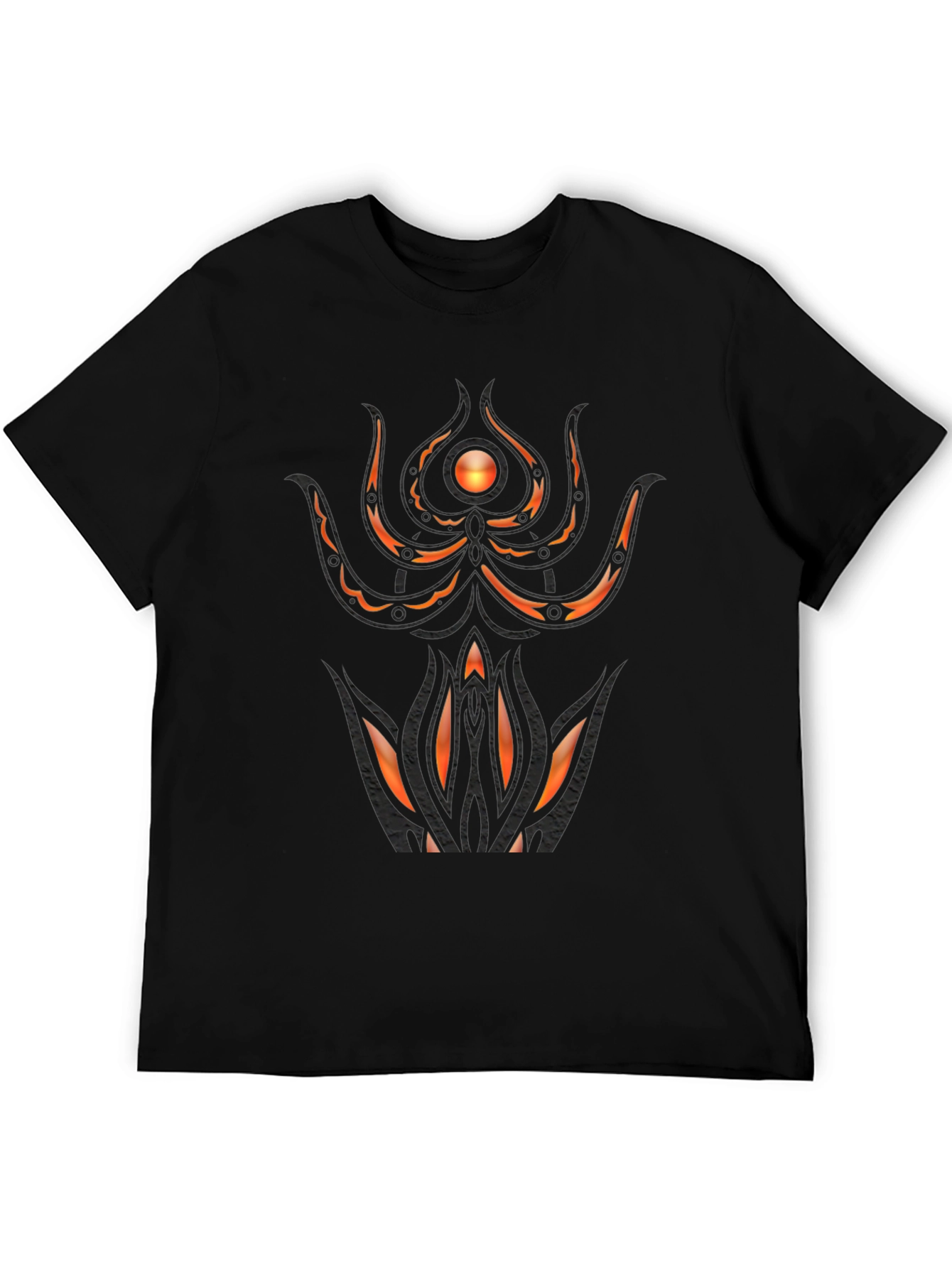 Abstract Graphic Tee - Mens Black T-Shirt