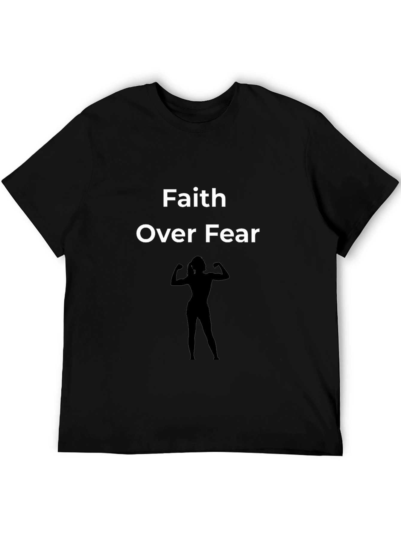 Faith Over Fear Graphic Tee - Black Unisex T-Shirt